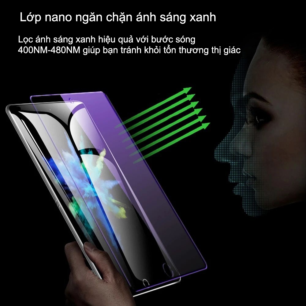 Kính Cường Lực GOOJODOQ Chống Tia Sáng Xanh Cho Ipad Pro 11 / 10.5 Air 3 / 10.2 2019