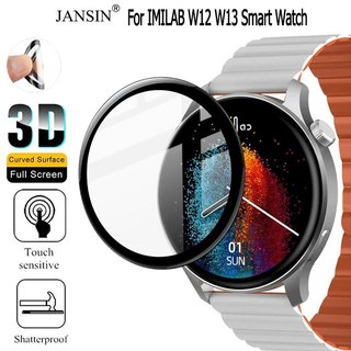Jansin Kính Dán 3D Bảo Vệ Mặt Đồng Hồ Thông Minh  IMILAB W13 W12