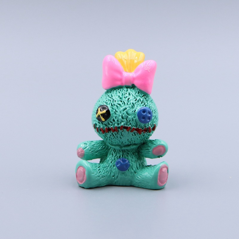 Bộ 5 Mô Hình Nhân Vật Phim Hoạt Hình lilo & stitch & pooh Bằng pvc 4-6cm