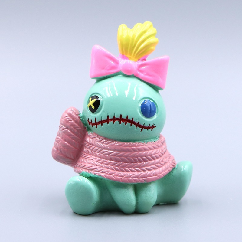 Bộ 5 Mô Hình Nhân Vật Phim Hoạt Hình lilo & stitch & pooh Bằng pvc 4-6cm