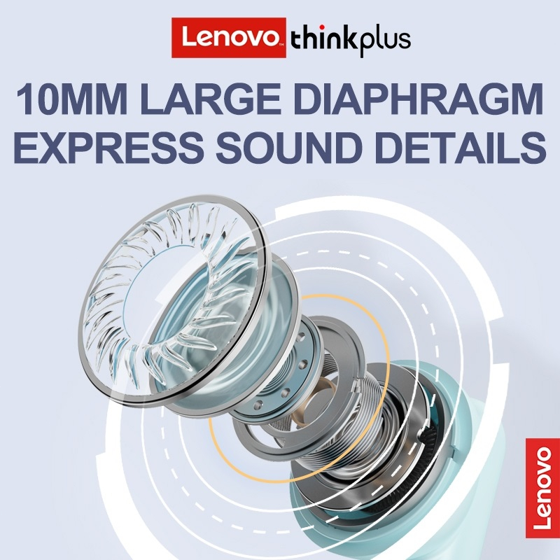 Tai Nghe Không Dây bluetooth Lenovo LP1 Pro Bluetooth Nhét Tai Không Dây nổi Mạnh độ trễ thấp có micro tai nghe pc gaming