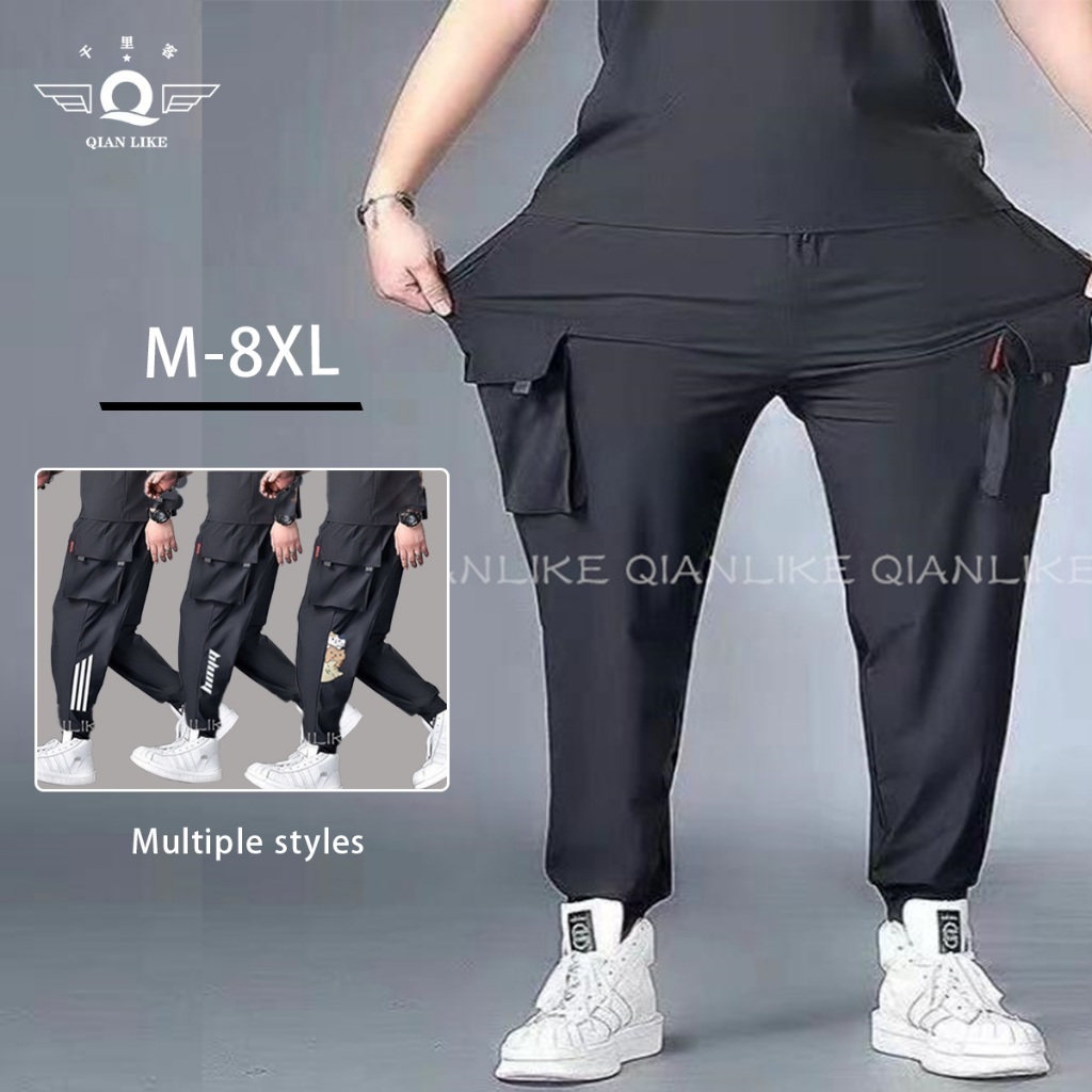Quần jogger Nhiều Túi plus size Cho Nam size m-8xl