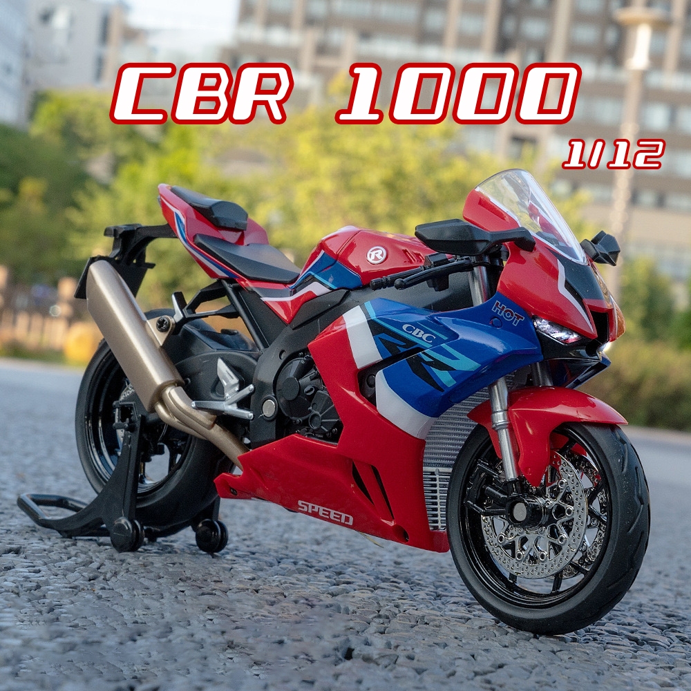 Mô Hình Xe Mô Tô cbr 1000 Bằng Hợp Kim Tỉ Lệ 1: 12