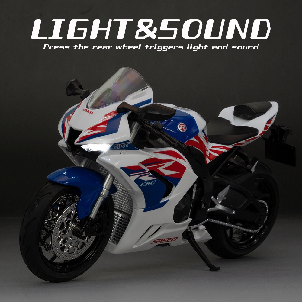 Mô Hình Xe Mô Tô cbr 1000 Bằng Hợp Kim Tỉ Lệ 1: 12