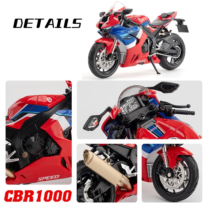 Mô Hình Xe Mô Tô cbr 1000 Bằng Hợp Kim Tỉ Lệ 1: 12