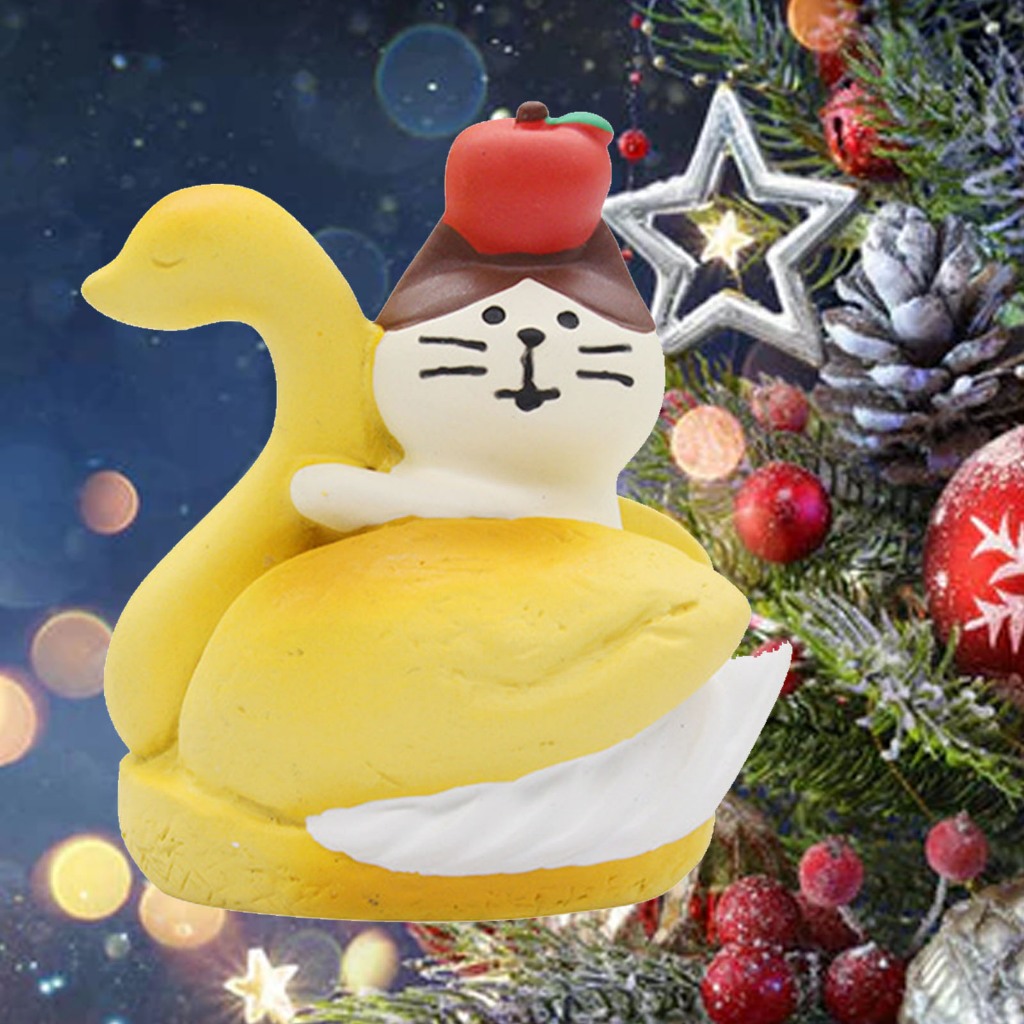 Mô hình ông già Noel mini dễ thương để bàn trang trí Giáng sinh cho bữa tiệc Nhà búp bê