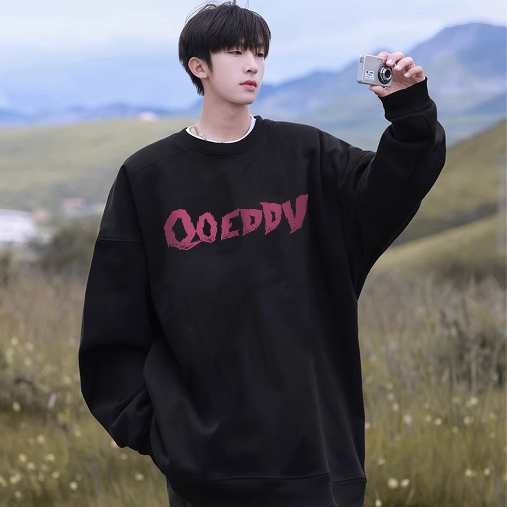 Áo sweater nam BEEYANBUY form rộng thời trang ngôi sao sáu cánh in hình unisex 100% cotton-Y0525