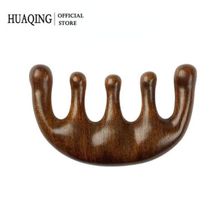 Lược gỗ đàn hương HUAQING mát xa da đầu cho nam nữ
