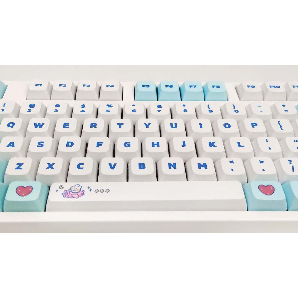 GMK hơi nước Bunny Keycap, 129 Phím Keycaps PBT XDA Profile DYE-SUB Cá Tính Cho MX Công Tắc Bàn Phím Cơ