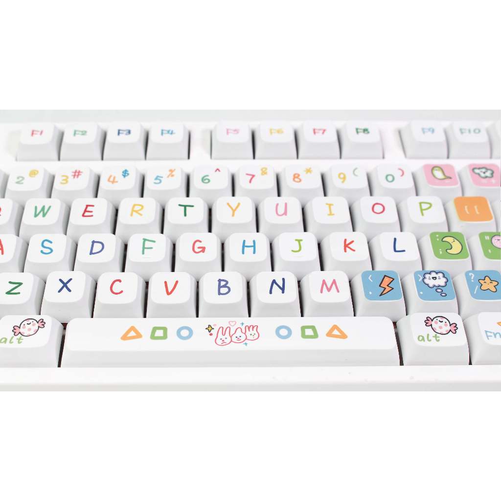 GMK động vật Đảng Keycap, 127 Phím Keycaps PBT XDA Profile DYE-SUB Cá Tính Cho MX Công Tắc Bàn Phím Cơ