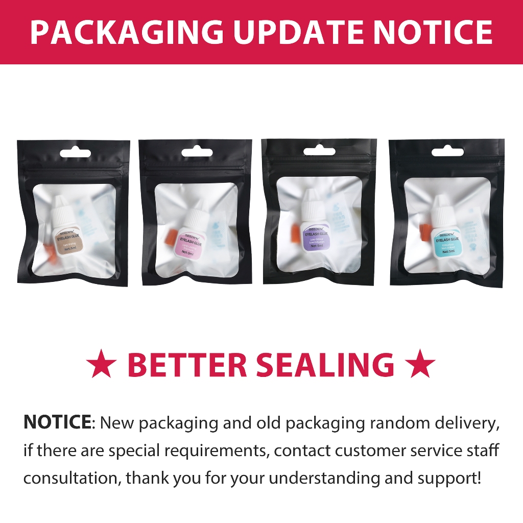 NAGARAKU SEEDEW Keo Nối Lông Mi 5ml Lâu Trôi Nhanh Khô Không Mùi Màu Đen Keo Dán Mi Định Hình Keo Dán Mi Hoa Keo Đen 2s Keo Chống Dị Ứng Không Mùi