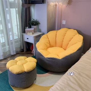 Ghế đơn hình hoa sen, ghế sofa lười, nhẹ và mềm mại, trang trí ban công phòng ngủ