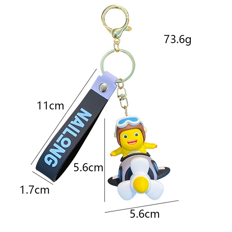 Móc Khóa Hình Rồng Bay Hoạt Hình Xinh Xắn