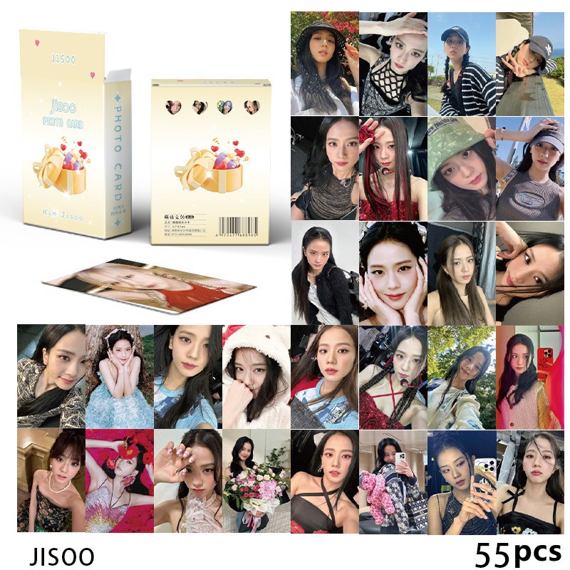 55 Pcs BLACK-PINK Coachella BPTG Album Lomo Card Kpop Photocards Postcards BORN PINK Black PINK VENOM LETAOTAO2023