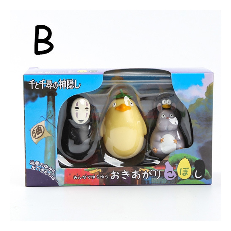 Set 3 Mô Hình Nhân Vật Phim Hoạt Hình totoro 6-8cm