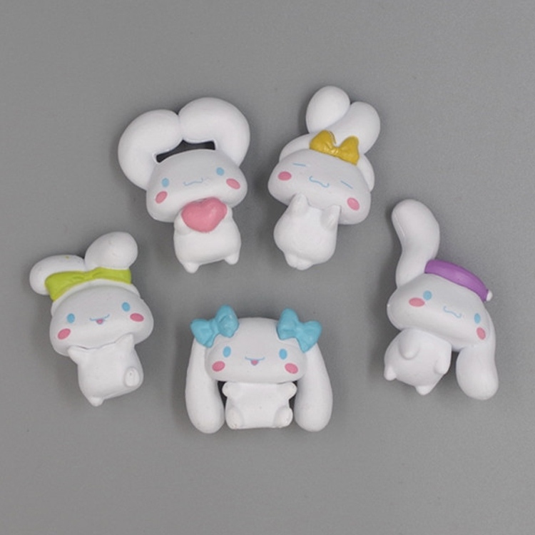 SANRIO Set 4 Mô Hình Mô Phỏng Nhân Vật Hoạt Hình Nhật Bản 2-3cm