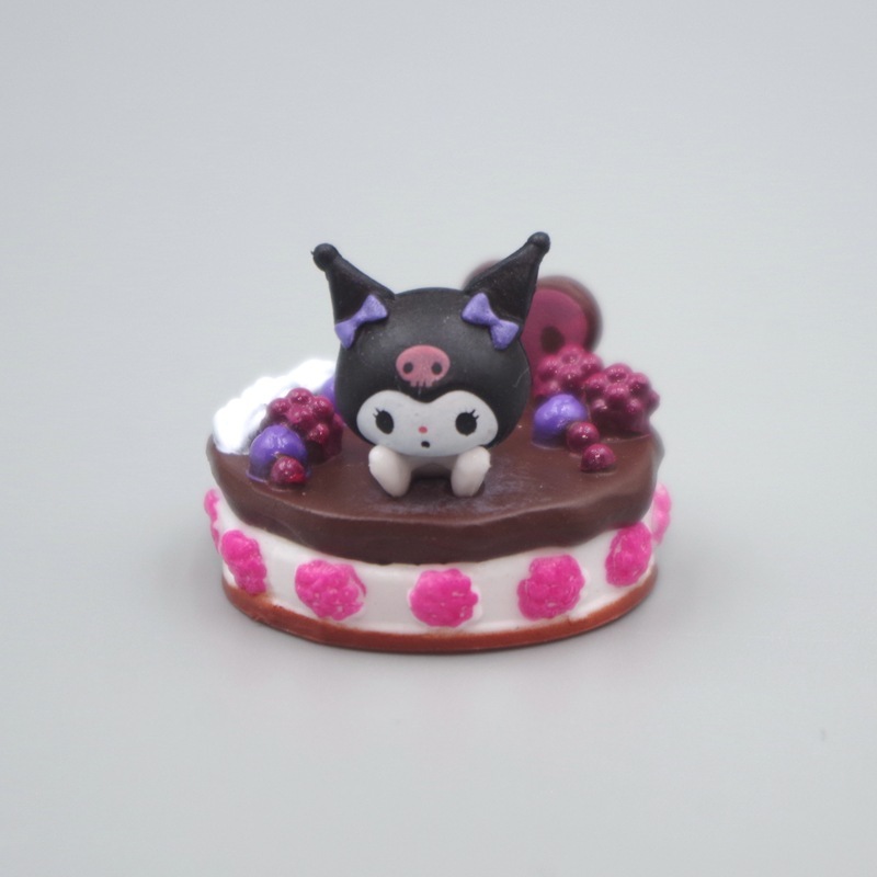 SANRIO Set 6 Mô Hình Mô Phỏng Nhân Vật Phim Hoạt Hình kuromi my melody pochacco hello kitty 2-3cm