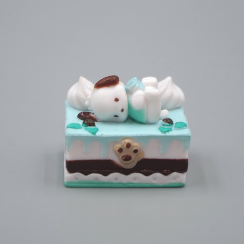 SANRIO Set 6 Mô Hình Mô Phỏng Nhân Vật Phim Hoạt Hình kuromi my melody pochacco hello kitty 2-3cm