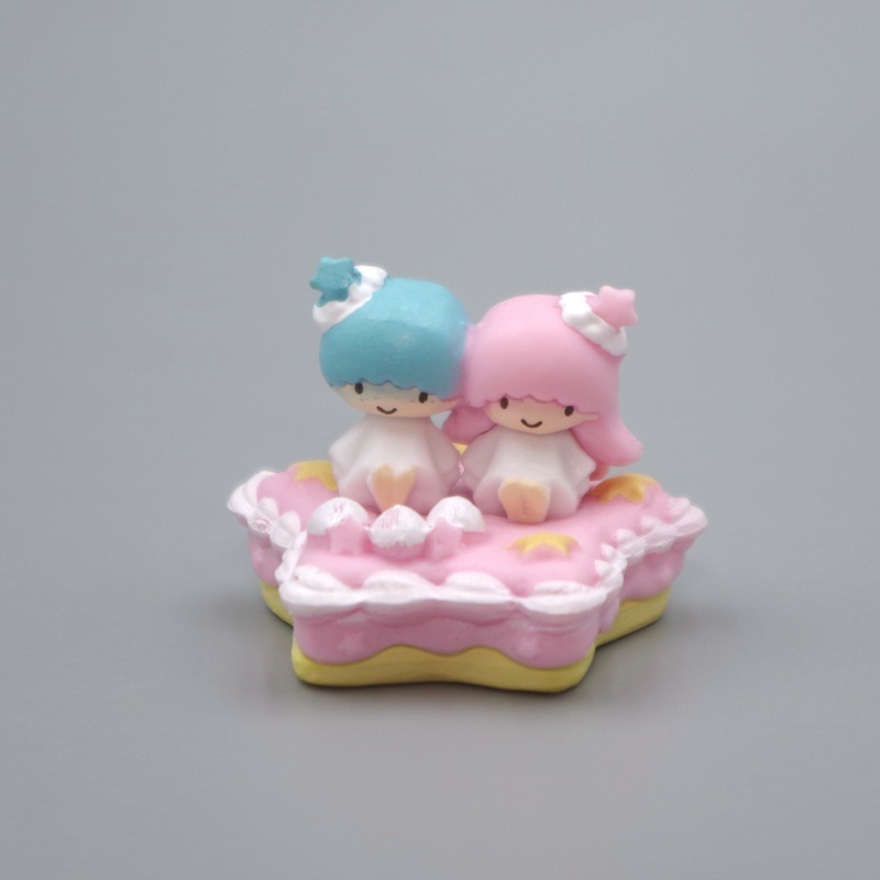 SANRIO Set 6 Mô Hình Mô Phỏng Nhân Vật Phim Hoạt Hình kuromi my melody pochacco hello kitty 2-3cm