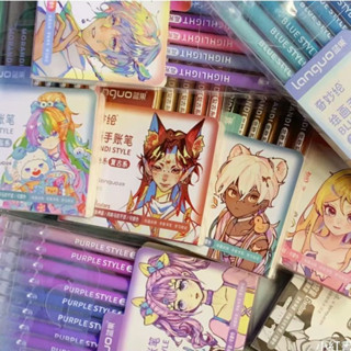 Ohaya languo Set 99 Cây Bút Morandi Sea Salt Màu Xanh Dương