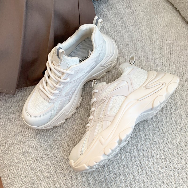 Giày Thể Thao Đế Dày Tăng Chiều Cao Thoáng Khí Dành Cho Nữ