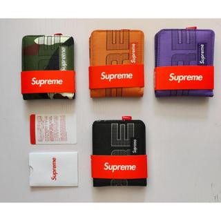 Ví ngắn dạng gập thêu chữ supreme thời trang cho nam và nữ