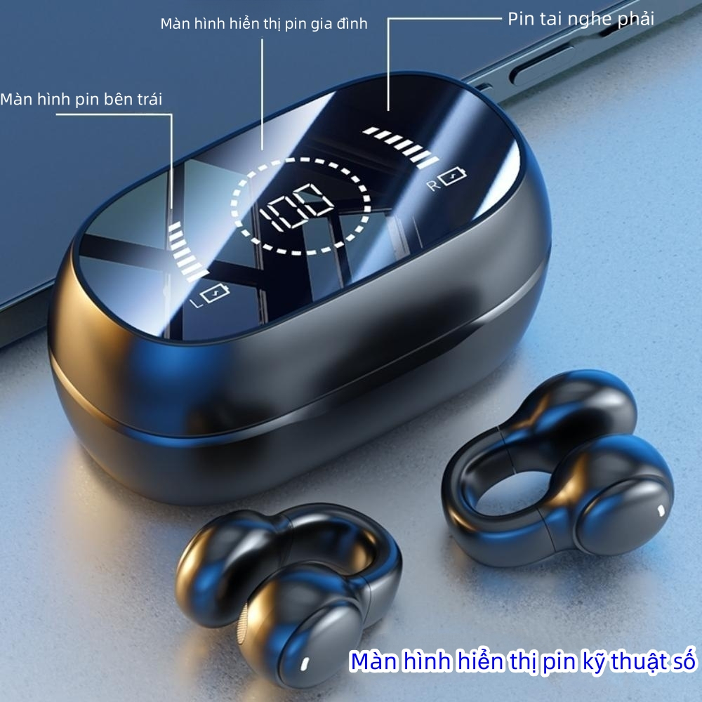 Tai Nghe Nhét Tai m47 bluetooth Không Dây Dạng Kẹp Vành Tai Loại c Thích Hợp Chạy Bộ