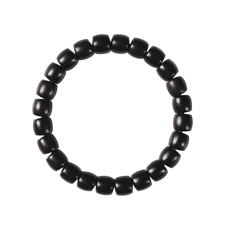 Vòng Đeo Tay Bằng Gỗ Mun Tự Nhiên Mềm Mại Cho Nam Nữ seiko