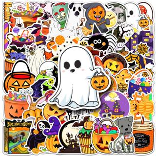  Bộ 50 Dễ Thương Ma Halloween Đêm Hoạt Hình Graffiti Chống Thấm Nước Dán Cho DIY Điện Thoại Laptop Notebook Guitar Xe Đạp Mũ Bảo Hiểm Trang Trí Decal 