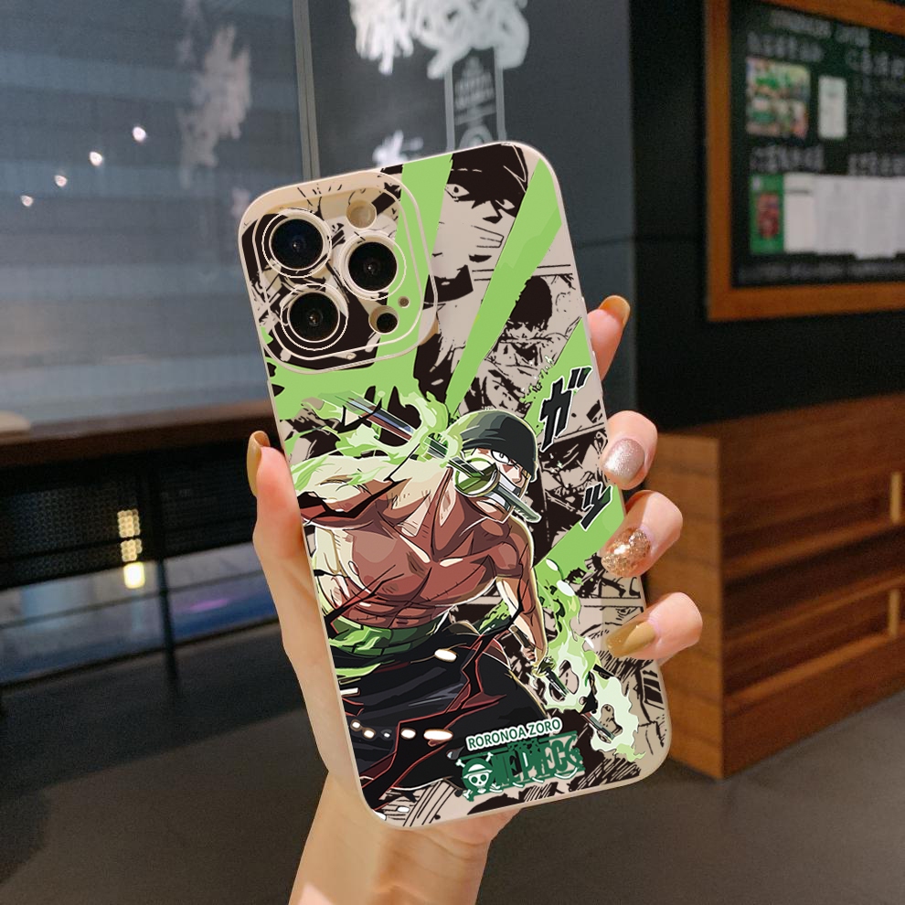 Bao Da Điện Thoại In Hình luffy zoro Cho samsung galaxy s23 ultra s23 + a24 a04e a04 4g a14 a34 a54 5g a11 a50 m12 Ốp