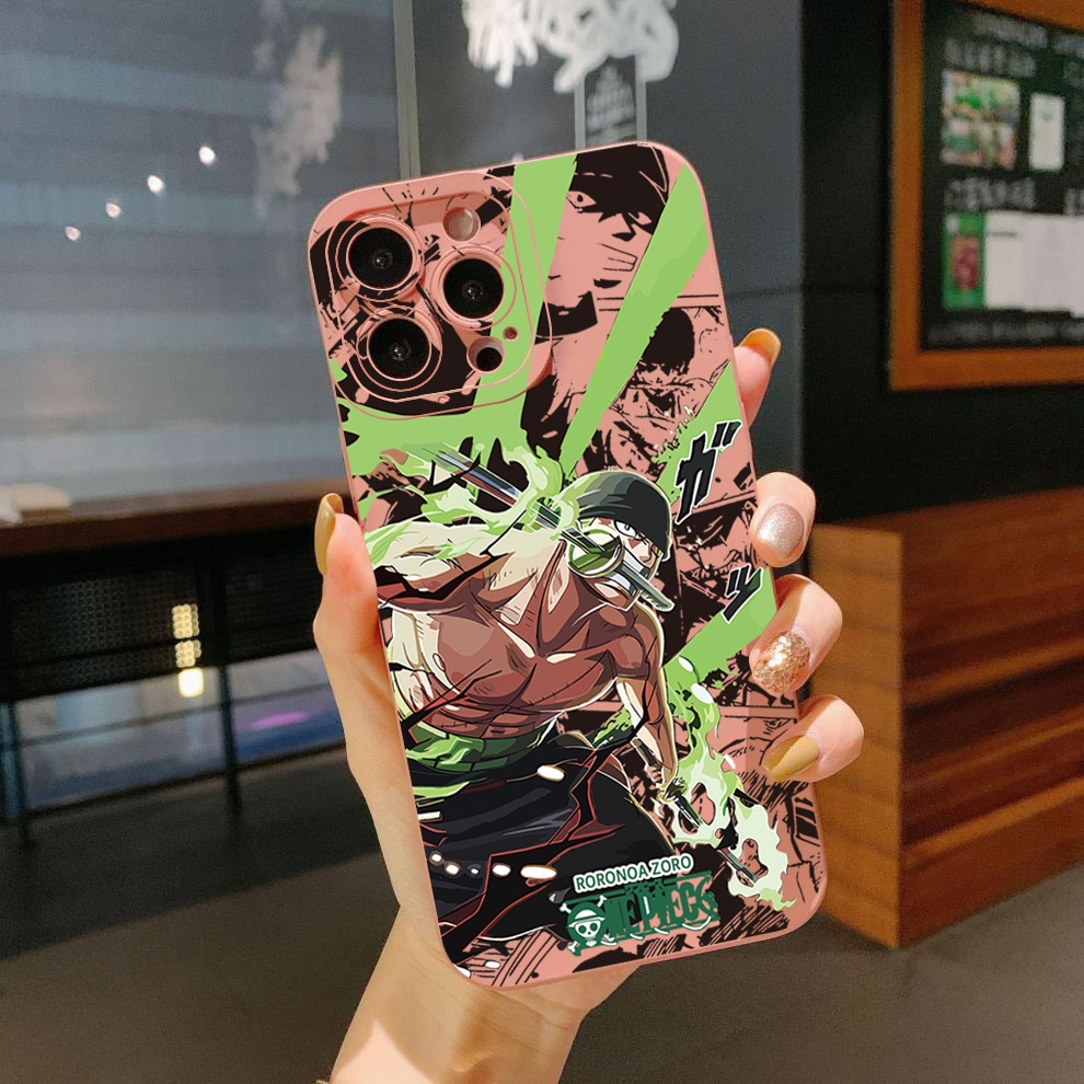Bao Da Điện Thoại In Hình luffy zoro Cho samsung galaxy s23 ultra s23 + a24 a04e a04 4g a14 a34 a54 5g a11 a50 m12 Ốp