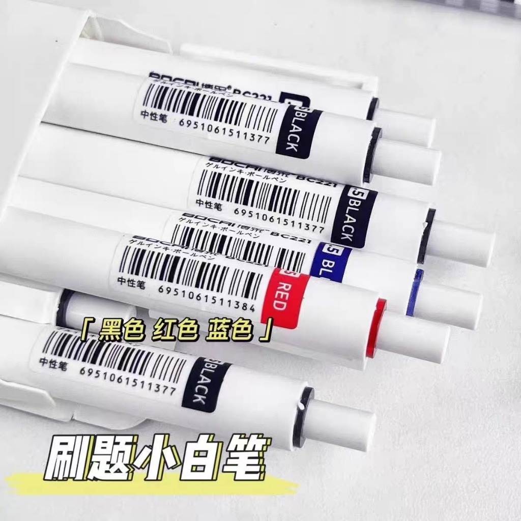 Bút Nước Đen Dạng Nhấn Nhanh Khô Ngòi 0.5MM