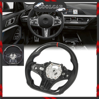 Vô lăng ô tô sợi carbon da đục lỗ m‑tri khâu cho m3 m4 g80 g82 g83 f4x g2x m sport - coolcar