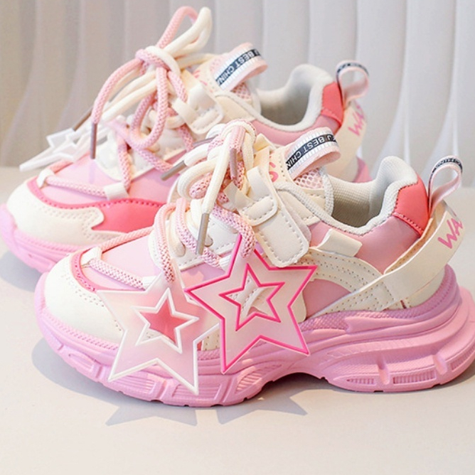 Cho Bé Gái Giày Thể Thao Họa Cho Bé Gái Tiết Ngôi Sao Thời Trang
