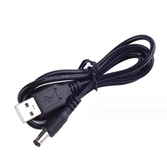 Dây nguồn 5V Usb sang DC 2.0mm / 2.5mm / 3.5mm / 5.5mm Cáp sạc màu đen 100cm