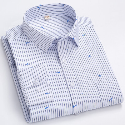 Áo Sơ Mi Tay Dài Kẻ Sọc Có Túi Thời Trang Cho Nam