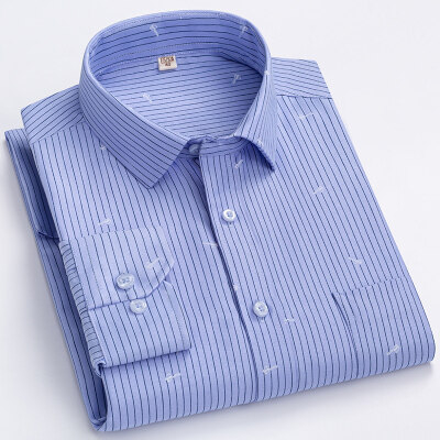 Áo Sơ Mi Tay Dài Kẻ Sọc Có Túi Thời Trang Cho Nam