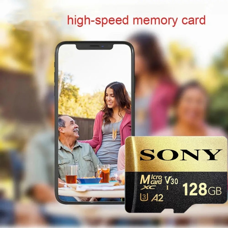 SONY Thẻ Nhớ micro sd Tốc Độ Cao 32gb 64gb 128gb 256gb 512gb microsd c10 tf Cho Máy Ảnh xiaomi