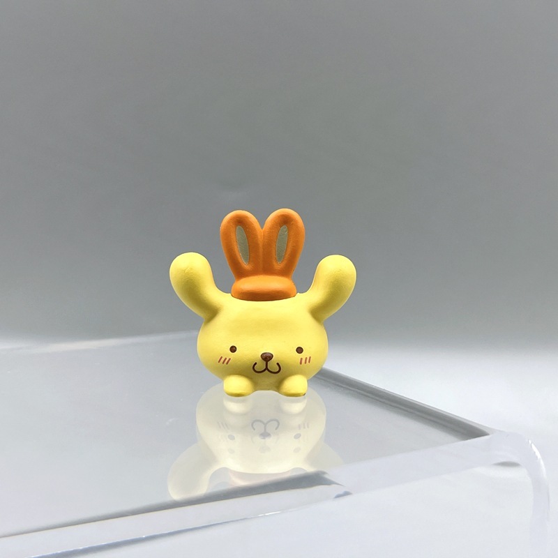 Set 7 Mô Hình Mô Phỏng Nhân Vật Phim Hoạt Hình sanrio hello kitty cinnamoroll my melody 3-4cm