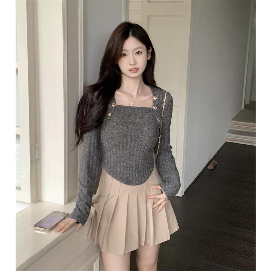 KIKONEY SHOP Áo Len áo khoác cardigan Popular Xu hướng Fashion Phong cách WMY2393F1B 39Z230926
