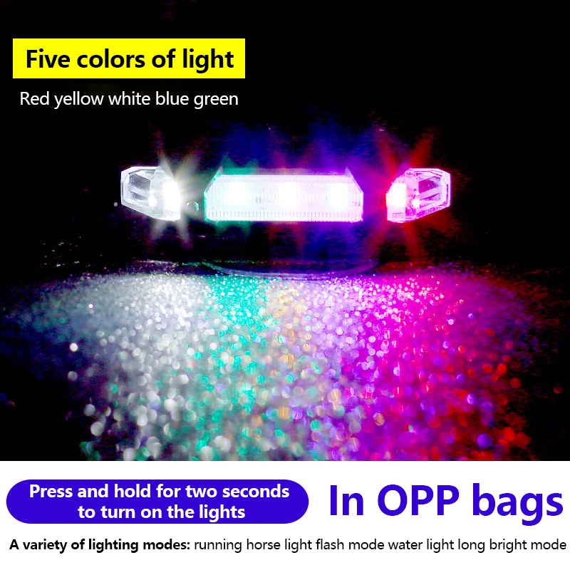 Đèn led Cảnh Báo Gắn Đuôi Xe Đạp Sạc usb Chống Thấm Nước