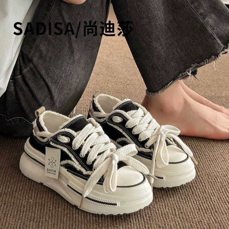 DISHULAN Giày Thể Thao Thiết Kế Mới Thoáng Khí Giày thể thao nữ 2023 NEW 072103