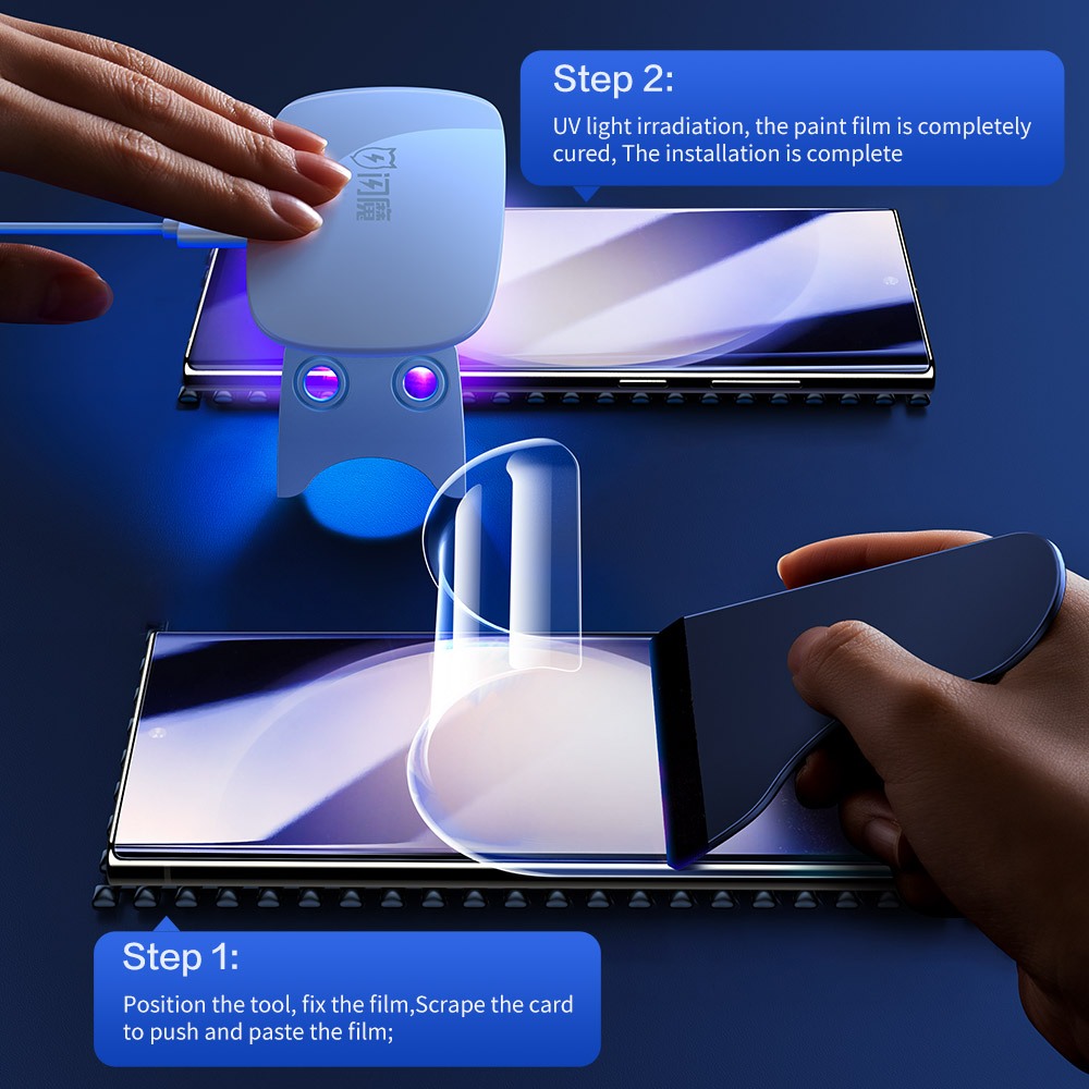 SmartDevil Kính Cường Lực Bảo Vệ Màn Hình Cho samsung galaxy s23 ultra / s22ultra（no lamp）