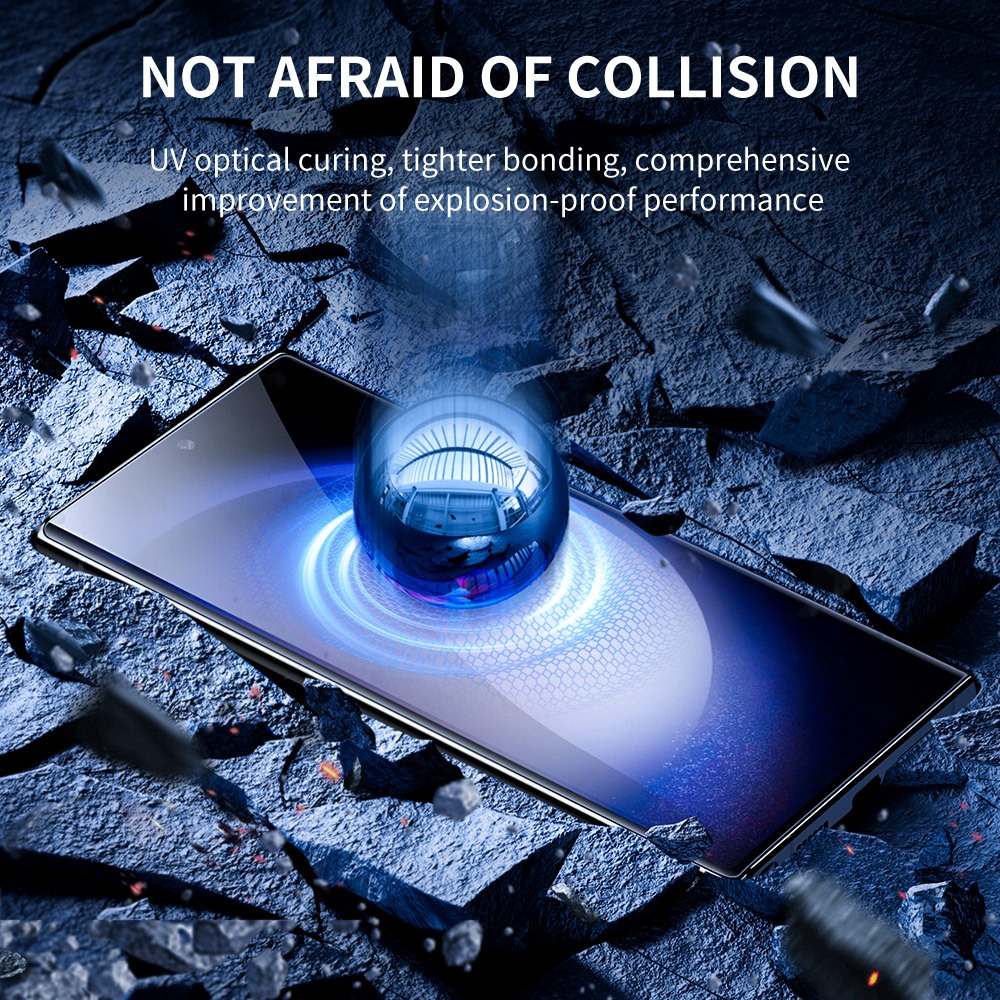 SmartDevil Kính Cường Lực Bảo Vệ Màn Hình Cho samsung galaxy s23 ultra / s22ultra（no lamp）