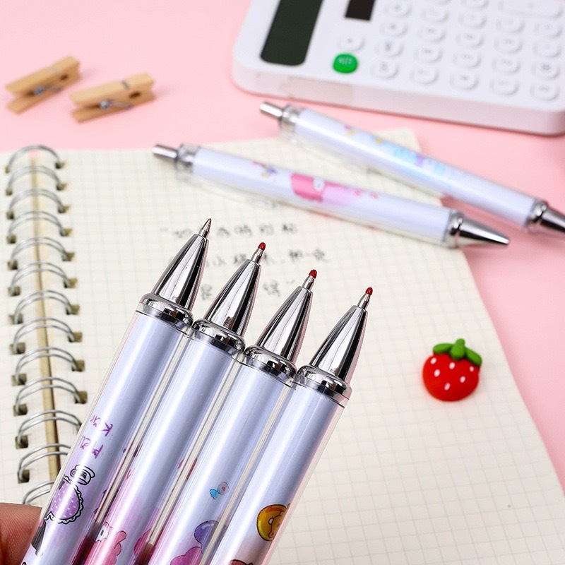 Bút Mực gel Ngòi 0.5mm In Họa Tiết Hoạt Hình Dễ Thương Cho Học Sinh