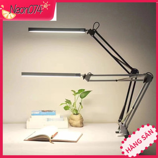 Đèn bàn học đèn bàn làm việc - đèn led có thể điều chỉnh chăm sóc mắt để bàn có kẹp - neon074