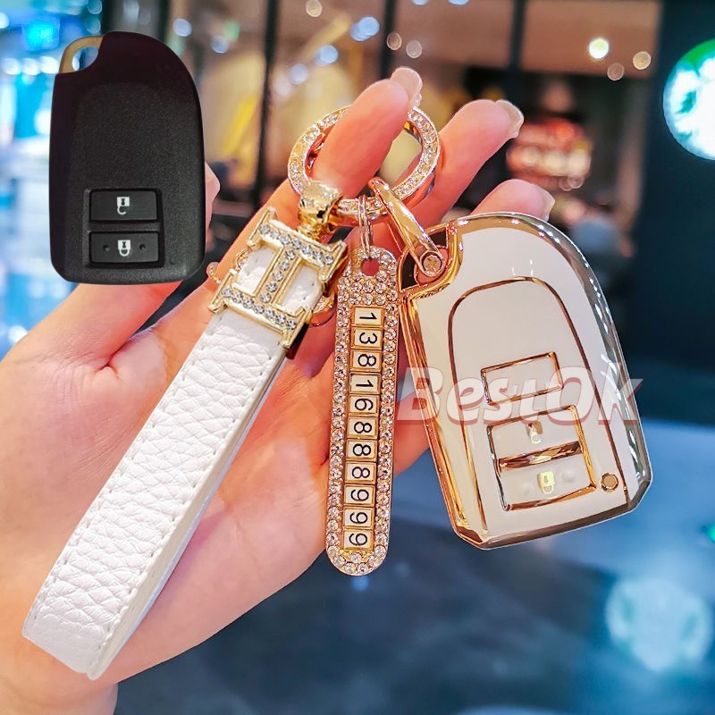 Bao chìa khoá xe Toyota Vios 2019 - 2020 - 2021, Yaris  Ốp chìa khoá Toyota Vios-G , Toyota Yaris-TPU mềm, nhẹ