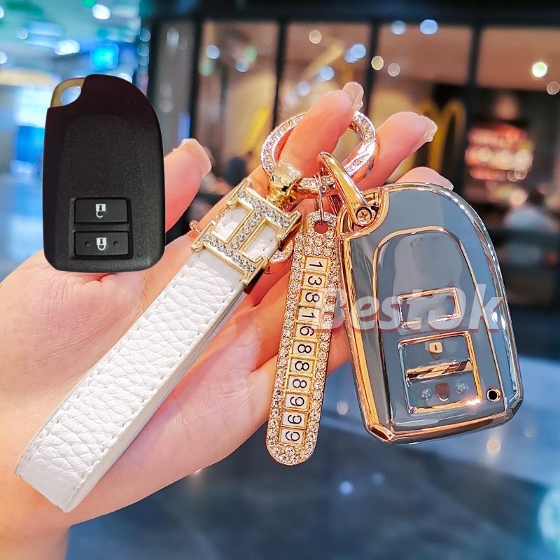 Bao chìa khoá xe Toyota Vios 2019 - 2020 - 2021, Yaris  Ốp chìa khoá Toyota Vios-G , Toyota Yaris-TPU mềm, nhẹ