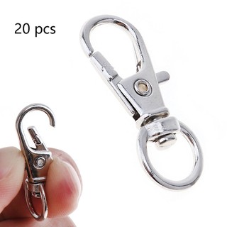 Set 20 Móc Khóa Treo Ba Lô / Túi Xách Bằng Sắt Phong Cách Cổ Điển
