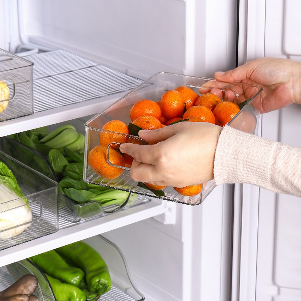 Có thể bán buônVirgina056 Hộp lưu trữ để bàn đựng mỹ phẩm dung tích lớn acrylic cho phòng gia đình Hàng giao ngay